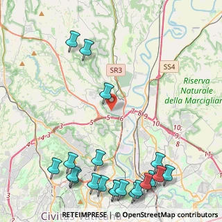 Mappa Via Giangiacomo Caraglio, 00188 Roma RM, Italia (6.628)