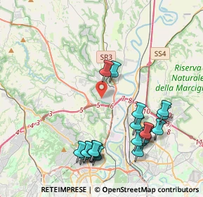 Mappa Via Giangiacomo Caraglio, 00188 Roma RM, Italia (4.7865)