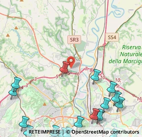 Mappa Via Giangiacomo Caraglio, 00188 Roma RM, Italia (7.4925)