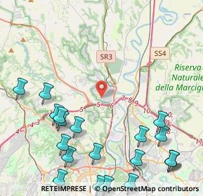 Mappa Via Giangiacomo Caraglio, 00188 Roma RM, Italia (6.35)
