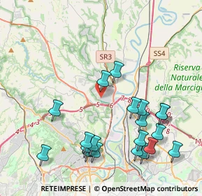 Mappa Via Giangiacomo Caraglio, 00188 Roma RM, Italia (4.898)