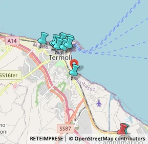 Mappa Via Rio Vivo, 86039 Termoli CB, Italia (1.92083)