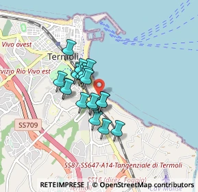 Mappa Via Rio Vivo, 86039 Termoli CB, Italia (0.598)
