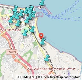 Mappa Via Rio Vivo, 86039 Termoli CB, Italia (1.2975)
