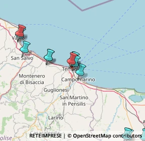 Mappa Via Rio Vivo, 86039 Termoli CB, Italia (18.45769)