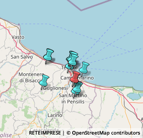 Mappa Via Rio Vivo, 86039 Termoli CB, Italia (7.55154)