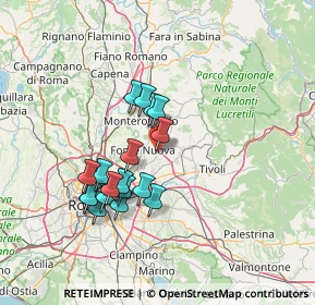 Mappa Via Val D'Aosta, 00013 Santa Lucia RM, Italia (12.985)