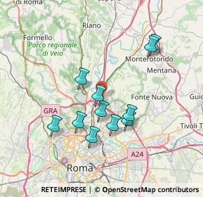 Mappa Via Bricco S Giovanni, 00138 Roma RM, Italia (6.78455)