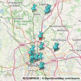 Mappa Via Bricco S Giovanni, 00138 Roma RM, Italia (9.367)