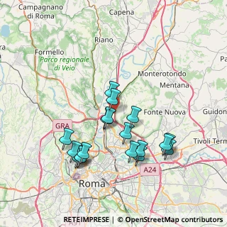 Mappa Via Bricco S Giovanni, 00138 Roma RM, Italia (7.68778)