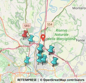 Mappa Via Bricco S Giovanni, 00138 Roma RM, Italia (3.86769)