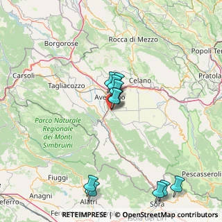 Mappa Via Alfredo Nobel, 67051 Avezzano AQ, Italia (16.59455)