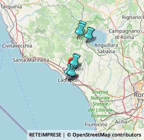 Mappa Via G. Baldinelli, 00052 Cerveteri RM, Italia (7.58727)
