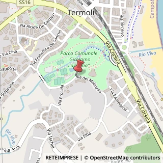 Mappa Via Molinello, 86039 Termoli, Campobasso (Molise)