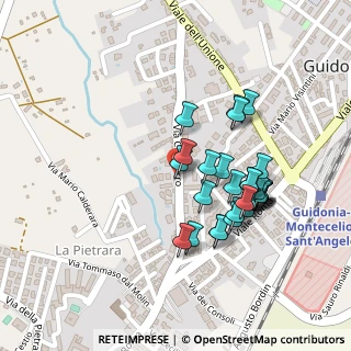Mappa Via Colle Ferro, 00012 Guidonia Montecelio RM, Italia (0.22286)