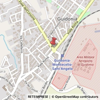 Mappa Viale dell'Unione,  3, 00012 Guidonia Montecelio, Roma (Lazio)