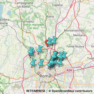 Mappa Via Baccano, 00188 Roma RM, Italia (6.93389)