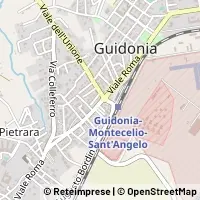 Kaart Guidonia Montecelio