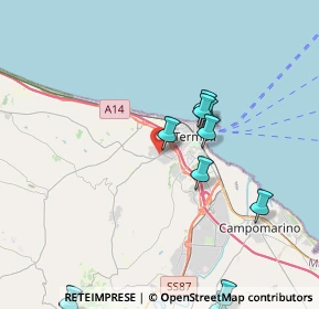 Mappa Via Pisa, 86039 Termoli CB, Italia (5.13364)