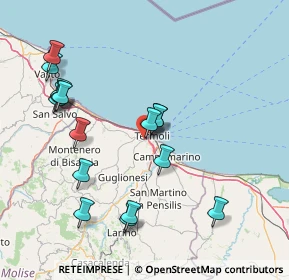 Mappa Via Pisa, 86039 Termoli CB, Italia (17.46438)