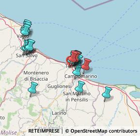 Mappa Via Pisa, 86039 Termoli CB, Italia (14.7055)