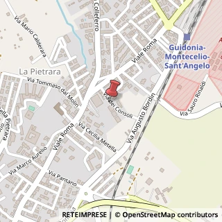 Mappa Via dei Consoli, 10, 00012 Guidonia RM, Italia, 00012 Guidonia Montecelio, Roma (Lazio)