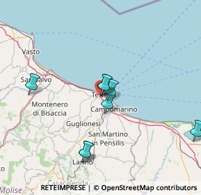 Mappa Via Sangro, 86039 Termoli CB, Italia (35.77444)