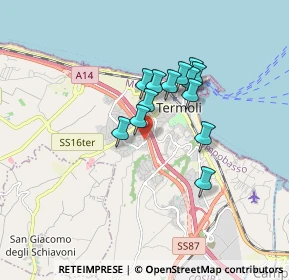 Mappa Via Sangro, 86039 Termoli CB, Italia (1.34923)