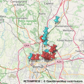 Mappa Salita del Castel Guibileo, 00138 Roma RM, Italia (6.80222)