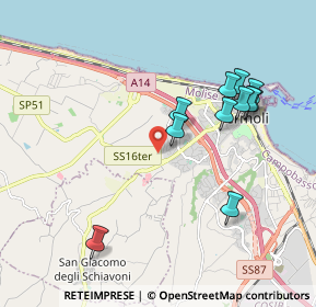 Mappa Via Cuneo, 86039 Termoli CB, Italia (2.05182)