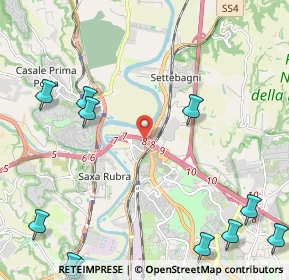 Mappa Galleria Circonvallazione Settentrionale, 00138 Roma RM, Italia (3.46545)