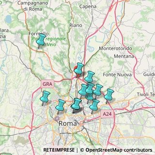 Mappa Galleria Circonvallazione Settentrionale, 00138 Roma RM, Italia (7.38214)