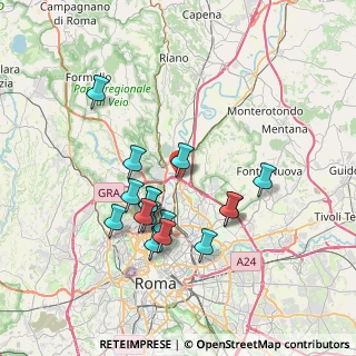 Mappa Galleria Circonvallazione Settentrionale, 00138 Roma RM, Italia (7.06)