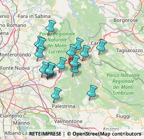 Mappa 00020 Sambuci RM, Italia (11.56647)