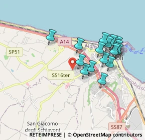 Mappa Via Ragusa, 86039 Termoli CB, Italia (1.82353)