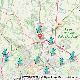 Mappa Via Claudio Carcagni, 00188 Roma RM, Italia (6.65818)
