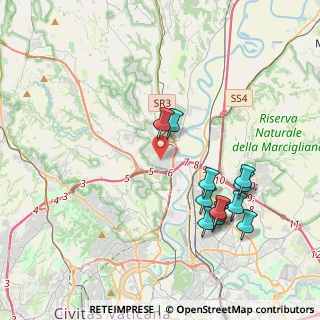 Mappa Via Claudio Carcagni, 00188 Roma RM, Italia (4.30667)
