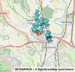 Mappa Via Giulio Frascheri, 00188 Roma RM, Italia (1.09462)