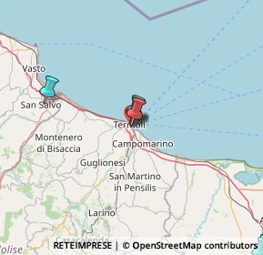 Mappa Via di Rio Vivo, 86039 Termoli CB, Italia (52.87556)