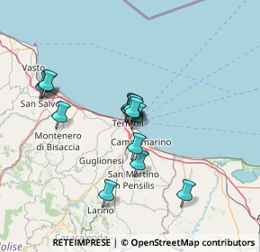 Mappa Via di Rio Vivo, 86039 Termoli CB, Italia (10.93067)