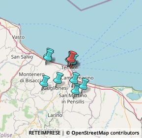 Mappa Via di Rio Vivo, 86039 Termoli CB, Italia (8.33909)