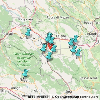 Mappa Via Cintarella, 67051 Avezzano AQ, Italia (11.58857)
