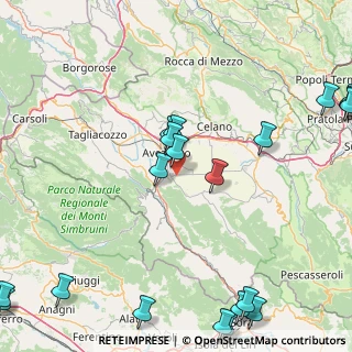Mappa Via Cintarella, 67051 Avezzano AQ, Italia (26.461)