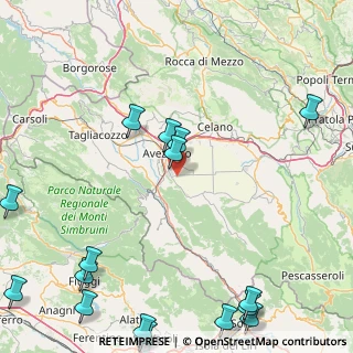 Mappa Via Cintarella, 67051 Avezzano AQ, Italia (27.44688)