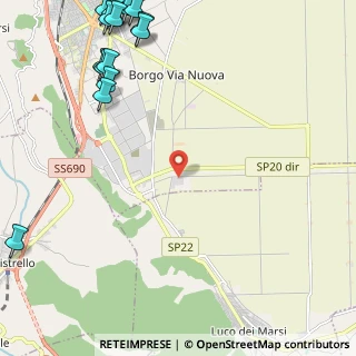 Mappa Via Cintarella, 67051 Avezzano AQ, Italia (3.68867)