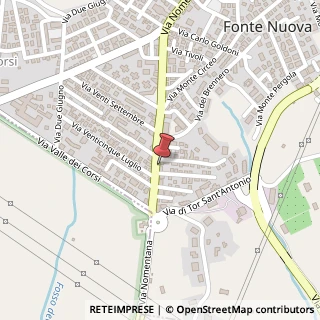 Mappa Via Appia Nuova, 27A, 00013 Fonte Nuova, Roma (Lazio)