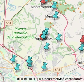 Mappa Piazza Caduti di Nassirya, 00013 Fonte Nuova RM, Italia (5.138)