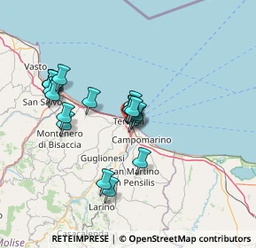 Mappa Via Procida, 86039 Termoli CB, Italia (12.913)