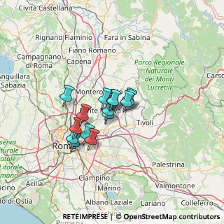 Mappa A1 Milano - Napoli, 00012 Guidonia Montecelio RM, Italia (8.97067)