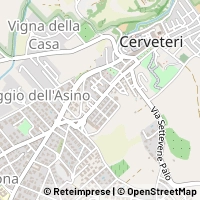 Kaart Cerveteri